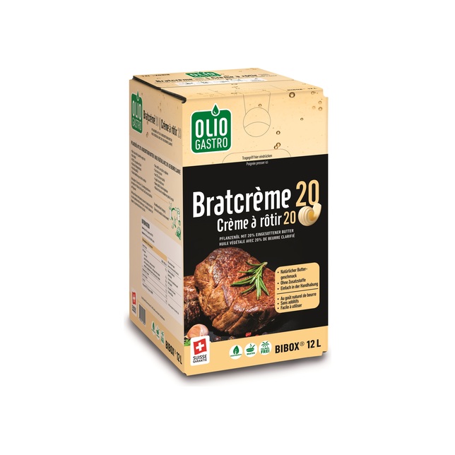 Pflanzenölcreme Bratcreme 20% Olio Gastro 12lt