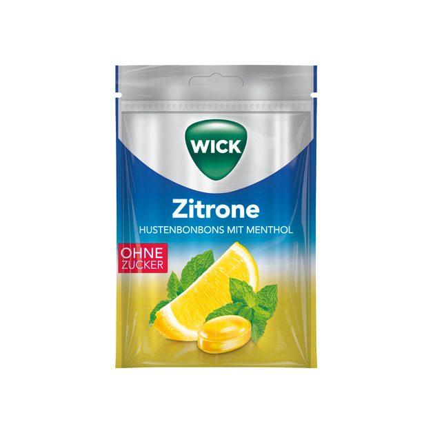 Wick Zitrone Zuckerfrei Beutel 72 g