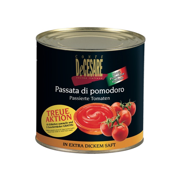 Conte de Cesare Tomaten passiert 2,55 kg