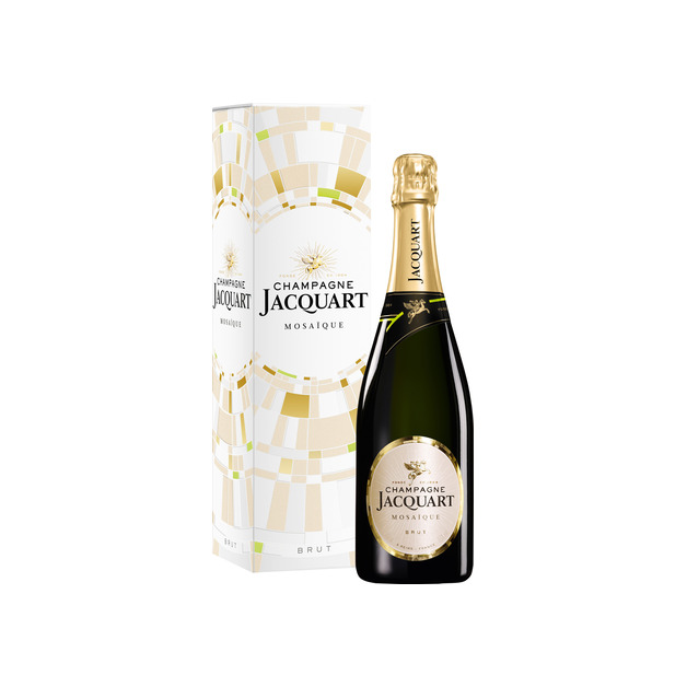 Jacquart Brut Champagne Mosaique im Geschenkskarton 0,75 l