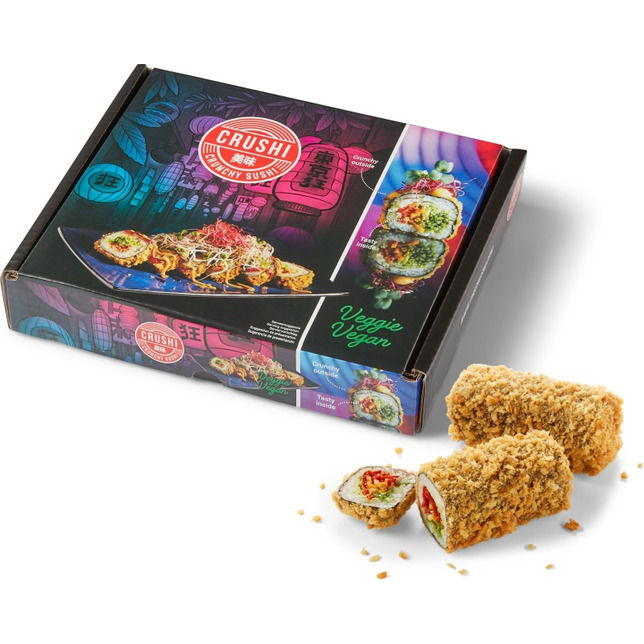 Sushi Crushi Veggie VEGAN Karton= 1x10 Rollen a`130g TK