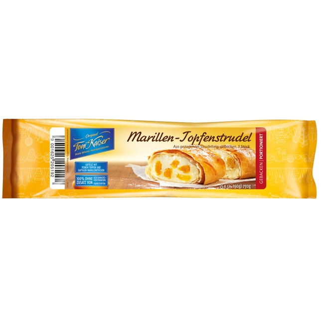 Toni Kaiser Marillen Topfenstrudel 5x150g