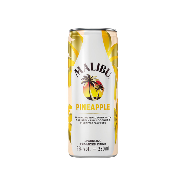 Malibu Pineapple Ready To Drink 0,25 l