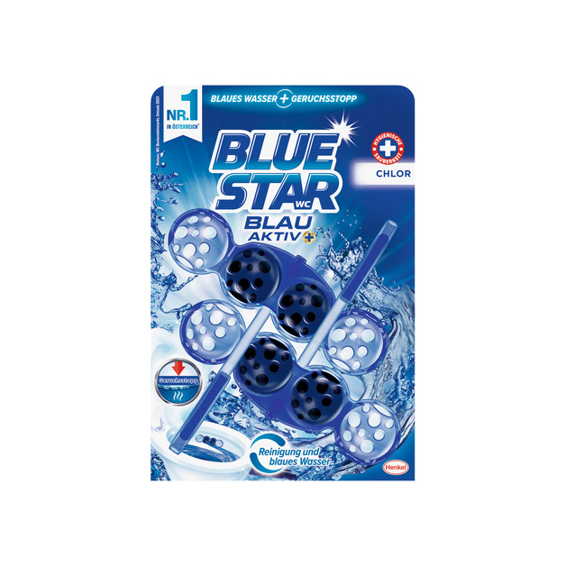 Blue Star Blau Aktiv Chlor VP WC Reniger 2er