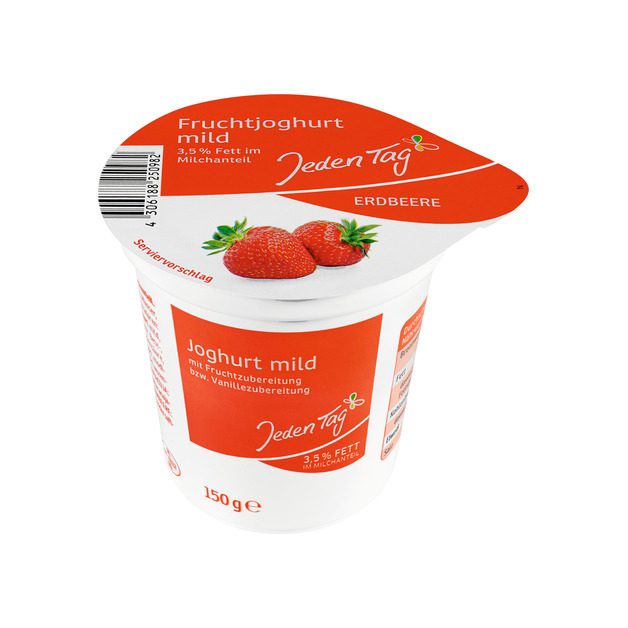 Jeden Tag Fruchtjoghurt 3,5% Fett Mischkarton 150g