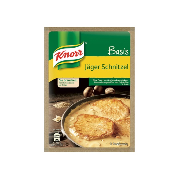 Knorr Basis Jäger Schnitzel