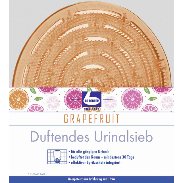 Dr.Becher Urinalsieb mit Duft Grapefruit