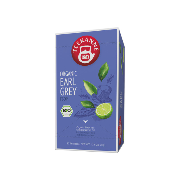 Teekanne Early Grey aus BIO-Ernte 20er