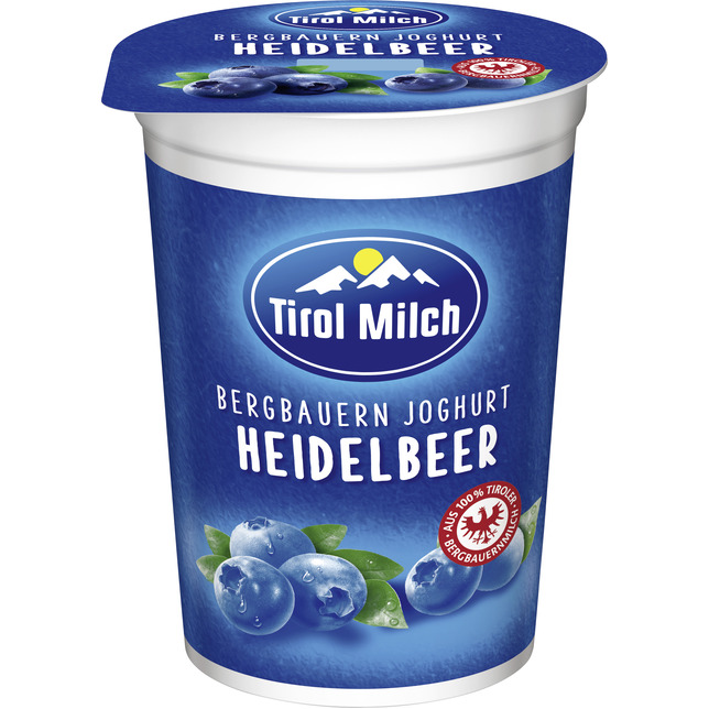 Tirol Milch Fruchtjoghurt 500g Heidelbeer
