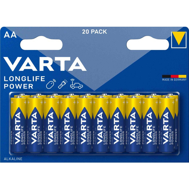 Varta Longlife Power AA 20er (Mignon) Batterie