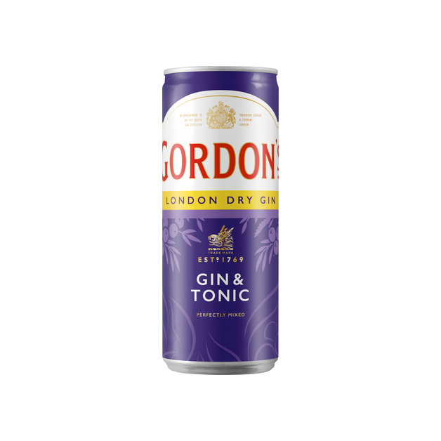 Gordon´s Gin & Tonic gemischt aus England 0,25 l