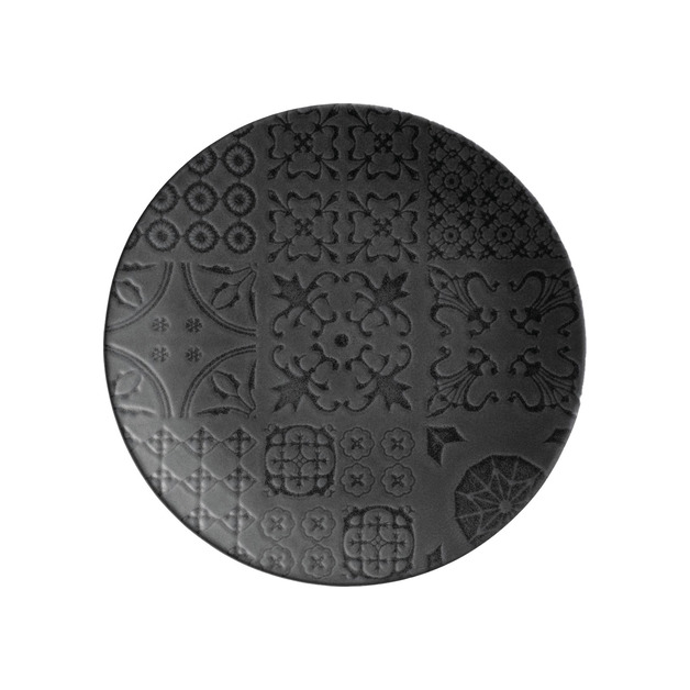 Platzteller Tiles schwarz D = 330mm