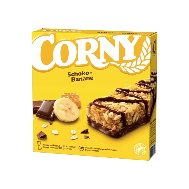 Corny Riegel Schoko Banane 6 x 25 g