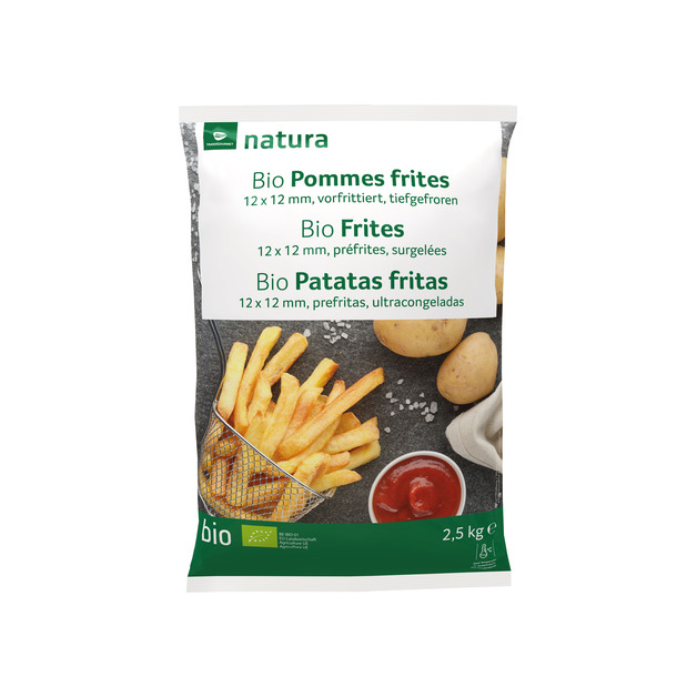 Natura Bio Pommes tiefgekühlt 2,5 kg