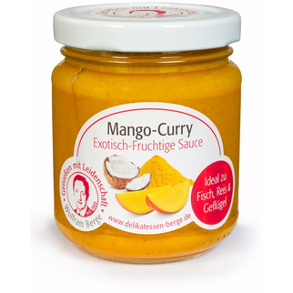 Mango Curry Sauce 200ml Glas