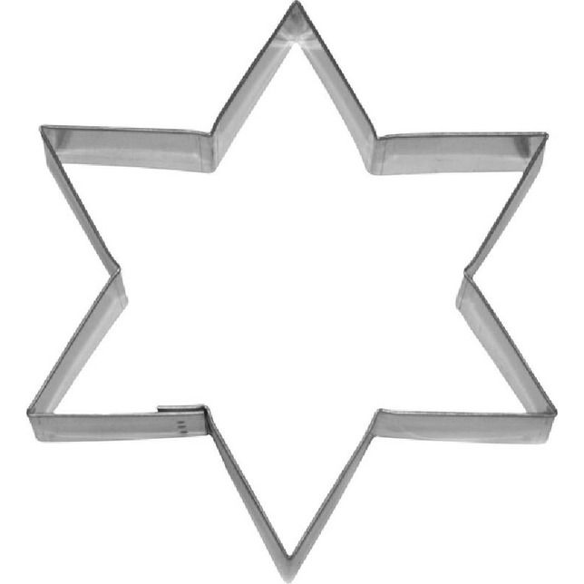Lebkuchenausstecher Stern 15 cm Edelstah