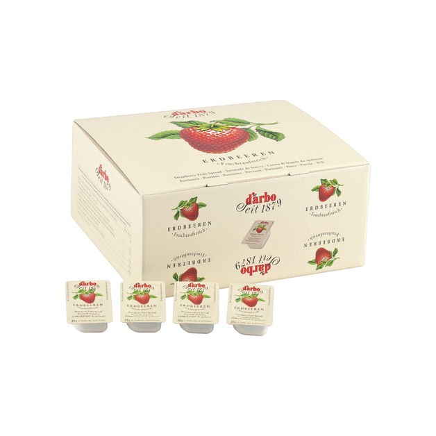Darbo Portionen Erdbeer 45% Fruchtanteil 100 x 25 g