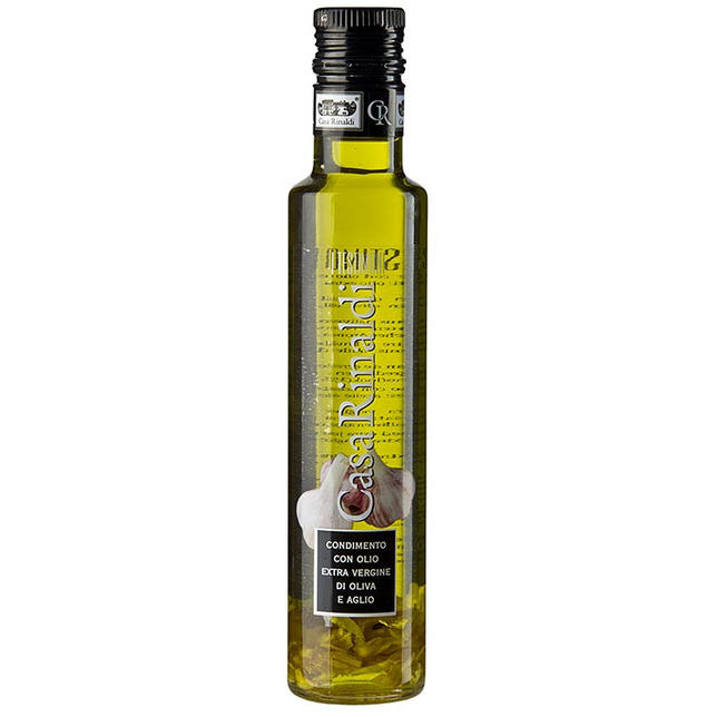Casa Rinaldi Natives Olivenöl Extra mit Knoblauch 250ml