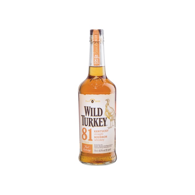 Wild Turkey Proof 81 Bourbon aus den USA 0,7 l