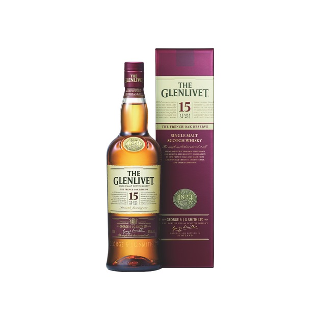 The Glenlivet French Oak Reserve 15 y single Malt Whisky Schottland / Speyside 0,7 l