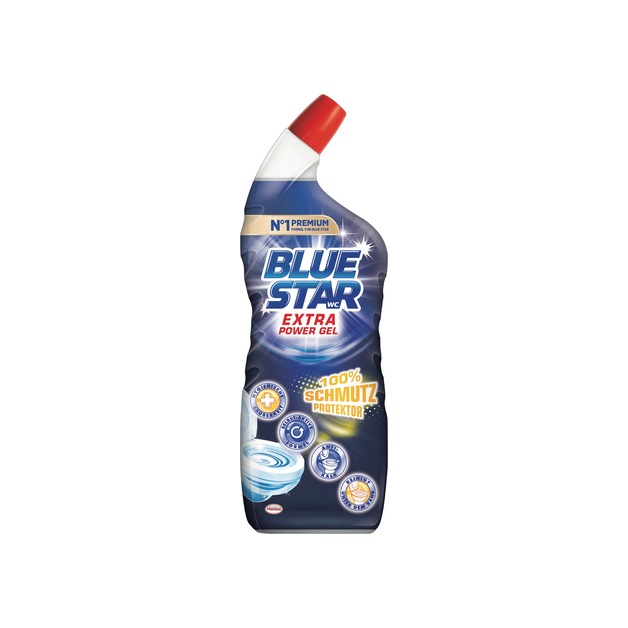 Blue Star Extra Power Gel Schmutzprotektor WC Reiniger 700 ml