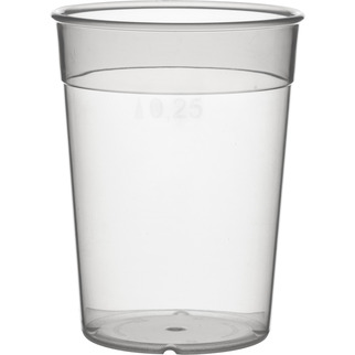 Trinkglas 0,35 lt. /-/ 0,25 lt. milchig