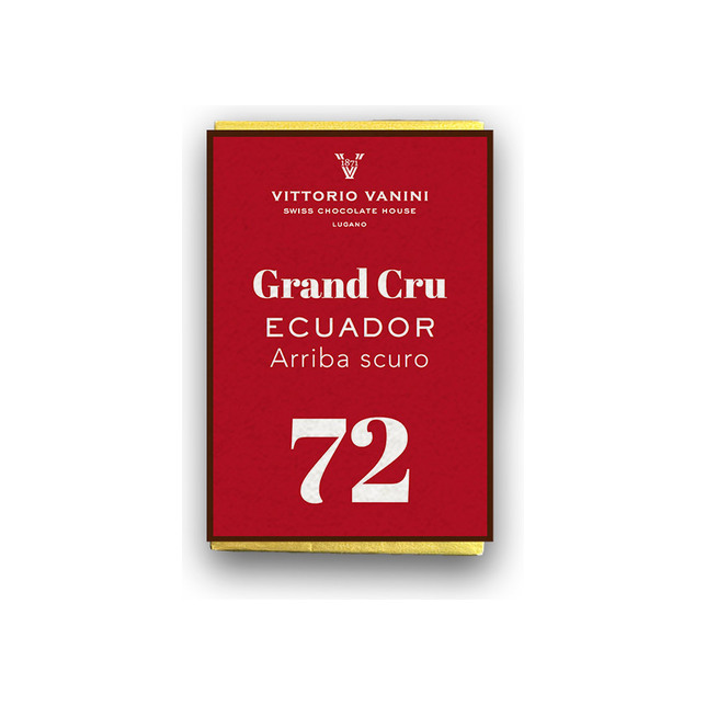 Tavoletta 50gr - 72 Gran Cru, Arriba, Ecuador Scuro
