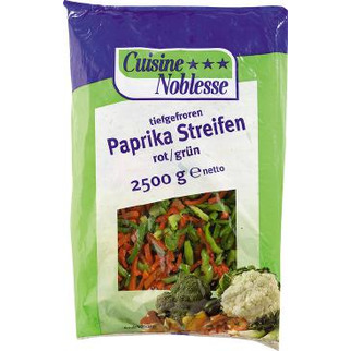 Cuisine Noblesse Paprika Streifen 2,5kg  rot/grün