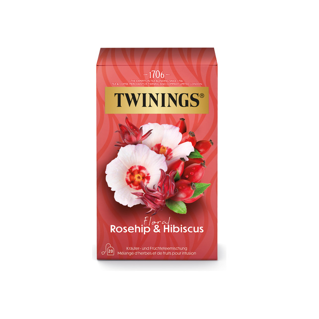 Tee Hagebutte/Hibiskus Hülle Twinings 20x2,5g