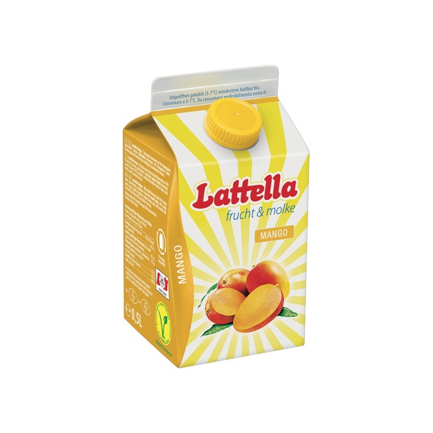 Lattella Molkedrink Mango 500 ml