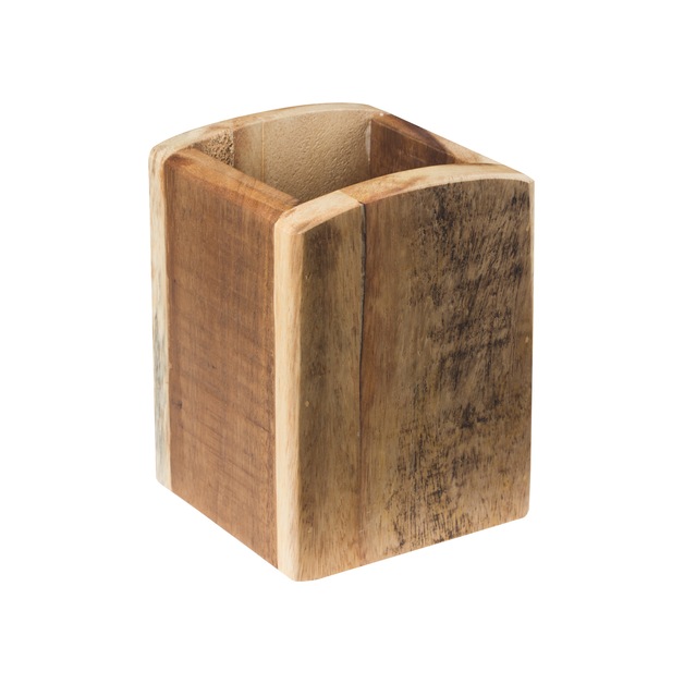 Besteckbehälter Nordic Natural L = 110 mm, B = 110 mm, H = 150 mm, Holz