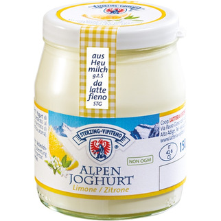 Milchhof Sterzing Alpenjoghurt aus Heumilch Zitrone 150g