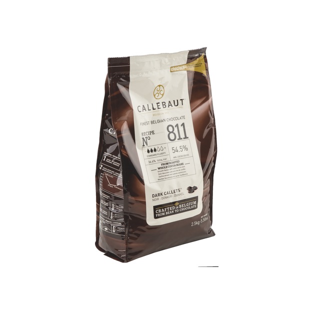 Callebaut Couvertüre Zartbitter Callets 54,5 % 2,5 kg