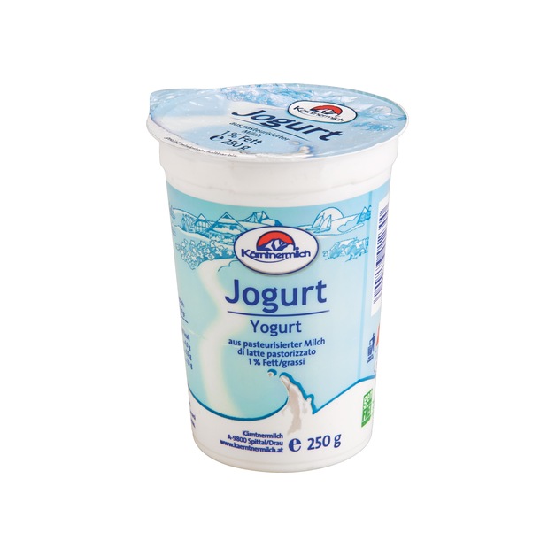 Kärntnermilch Joghurt natur 1% Fett 250 g