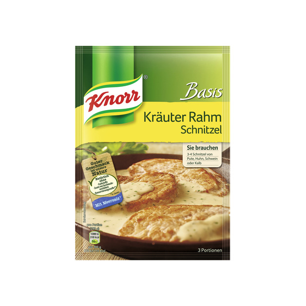 Knorr Basis Kräuter Rahmschnitzel