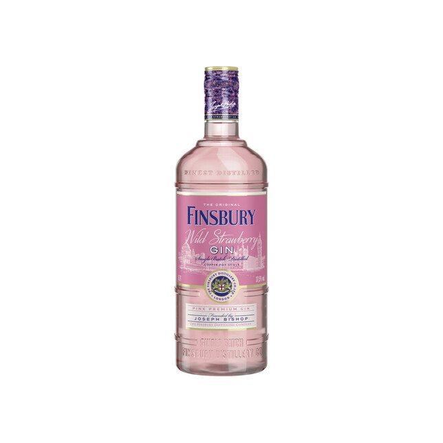 Gin Finsbury Wild Strawberry Pink 37,5ø 7dl