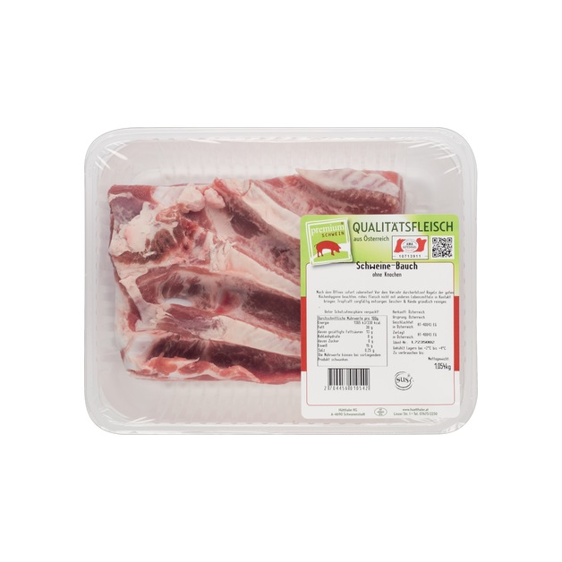 premium - Schwein Bauch ausgelöst, frisch aus Österreich ca. 700 g