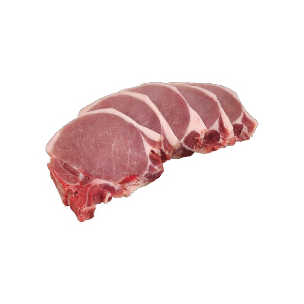 Schwein Karreekotelett 240 g mit Knochen 10 Stück