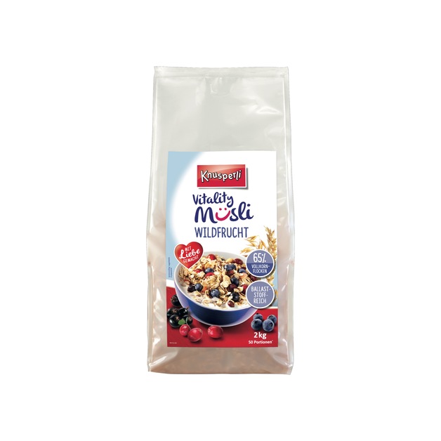 Vitality Müsli, Wildfrucht 2 kg