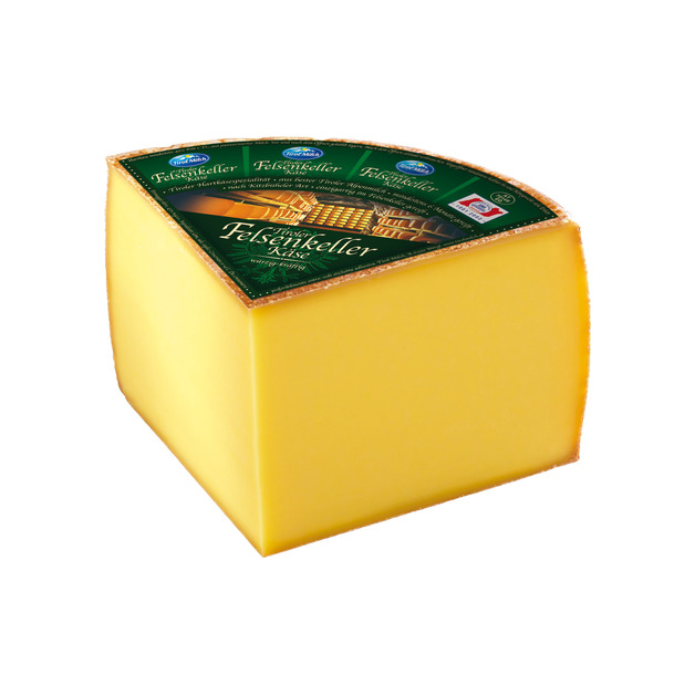 Tirol Milch Felsenkeller Käse 45% Fett i. Tr. mind. 6 Monate gereift ca. 1,5 kg