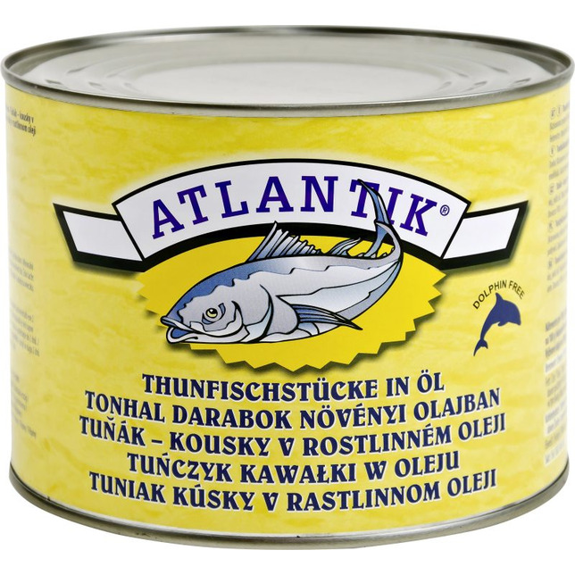 Atlantik Thunfischstücke in Öl 1705ml