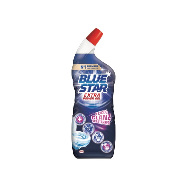 Blue Star Extra Power Gel Glanz Verstärker WC Reiniger 700 ml