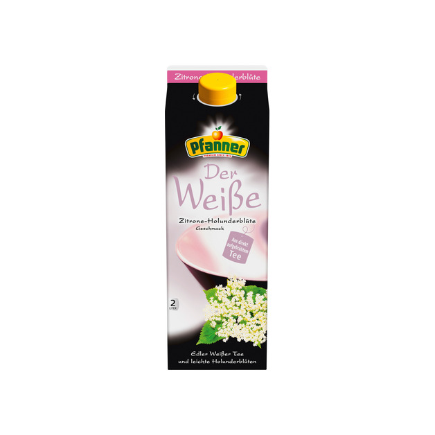 Pfanner Weißer Tee Zitrone Holunderblüte 2 l