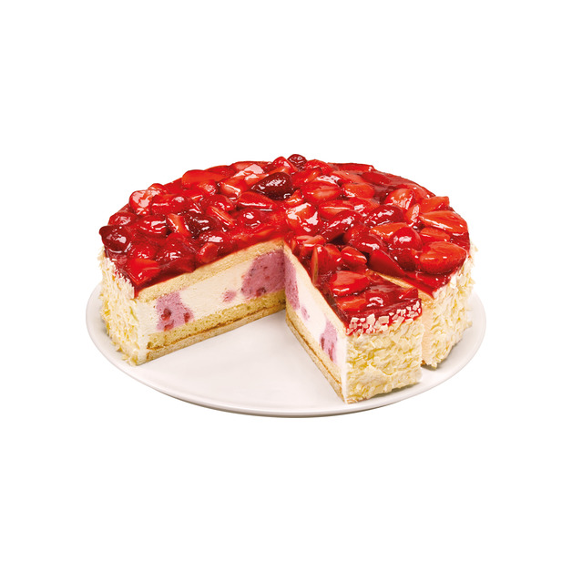 Schöller Erdbeer-Buttermilch-Torte ungeschnitten, tiefgekühlt 2,90 kg