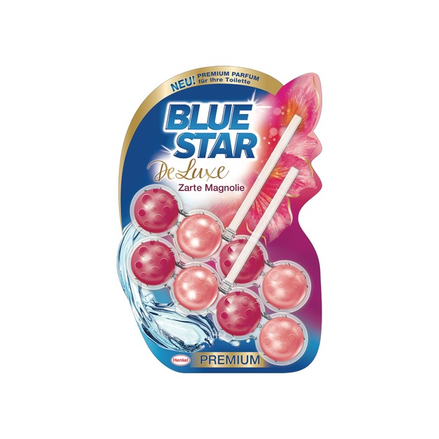 Blue Star DeLuxe Premium Zarte Magnolie WC Reiniger 2er