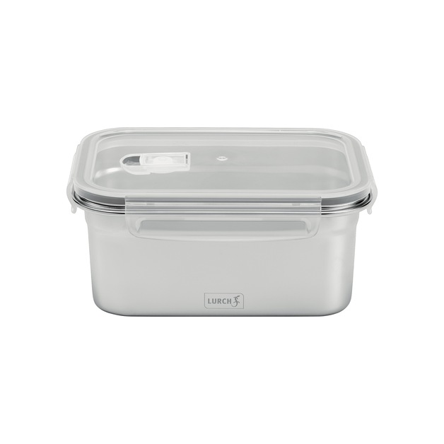 Lurch Lunchbox, Edelstahl luftdicht u. auslaufsicher, spülmaschinengeeignet Inhalt = 1500ml