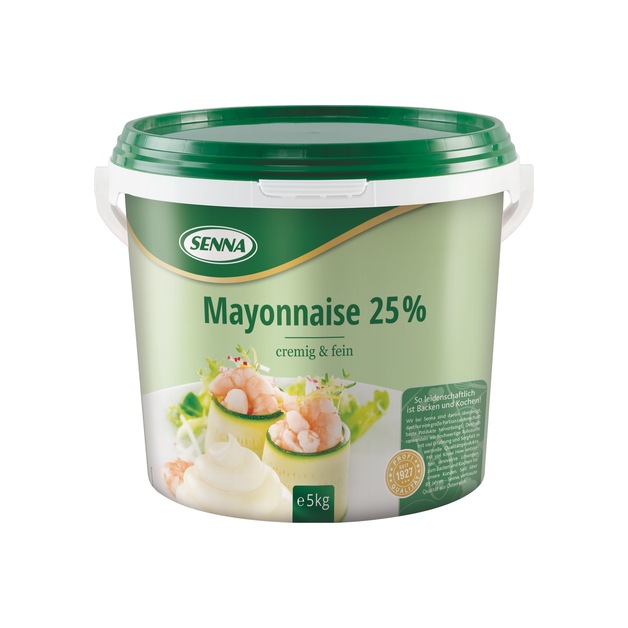 Senna Mayonnaise 25% Fett 5 kg
