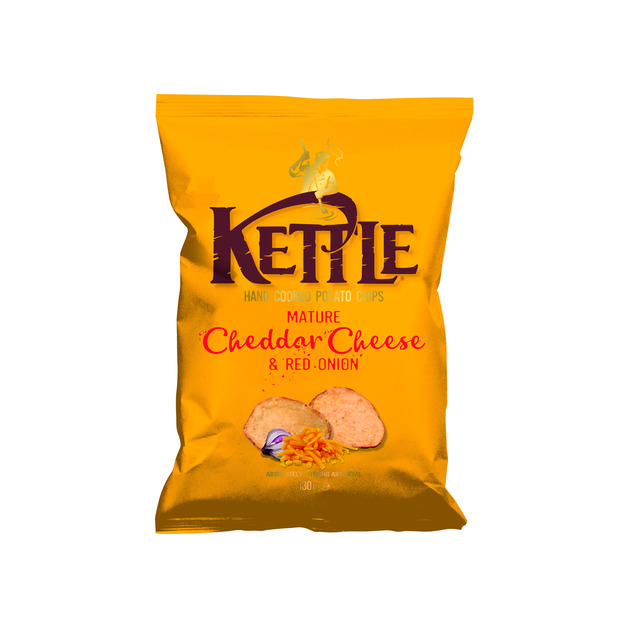 Kettle Chips Käse Zwiebel 130 g