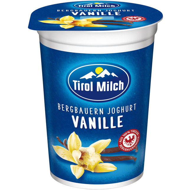Tirol Milch Fruchtjoghurt 500g Vanille 3,2% Fett