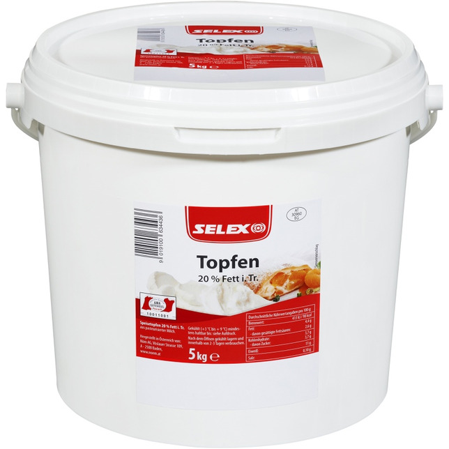 Selex Topfen 20% 5,01kg Eimer